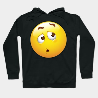 Bashful Smiley Face Emoticon Hoodie